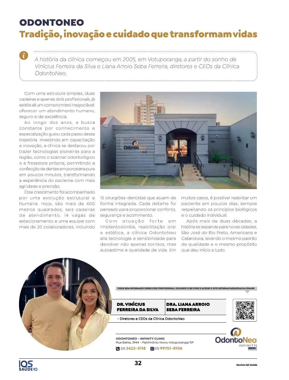 Revista IQS Saúde — Edição 36 — página 32