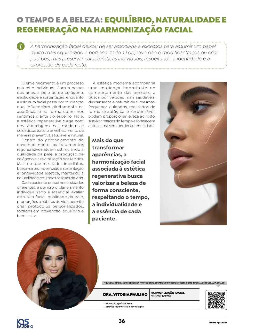 Revista IQS Saúde — Edição 36 — página 36