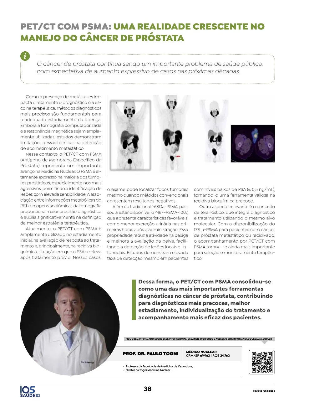Revista IQS Saúde — Edição 36 — página 38