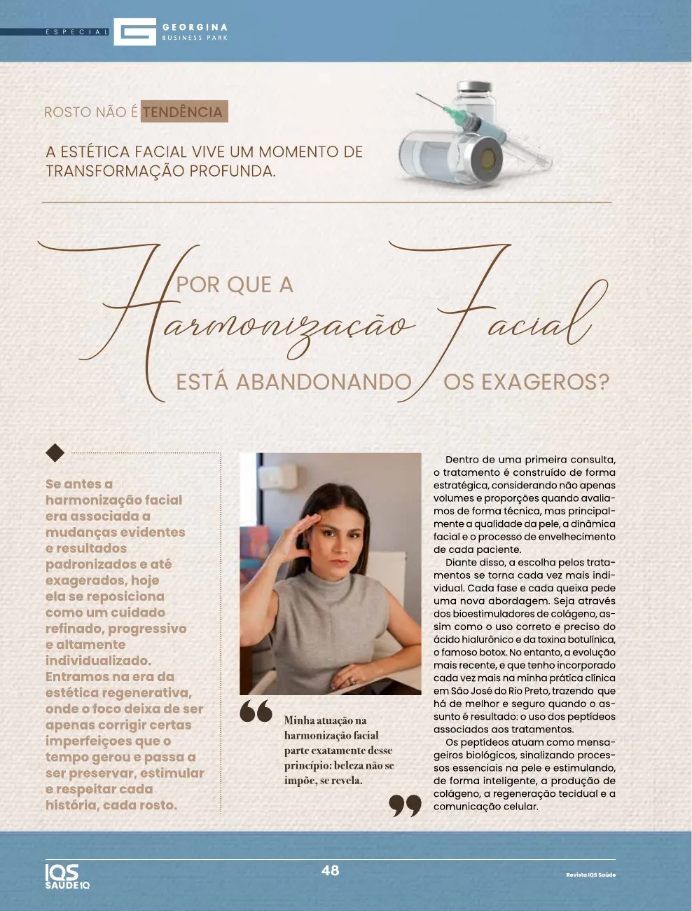 Revista IQS Saúde — Edição 36 — página 48