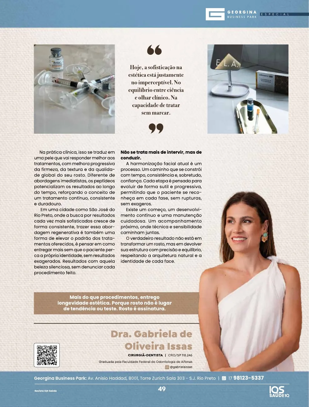 Revista IQS Saúde — Edição 36 — página 49