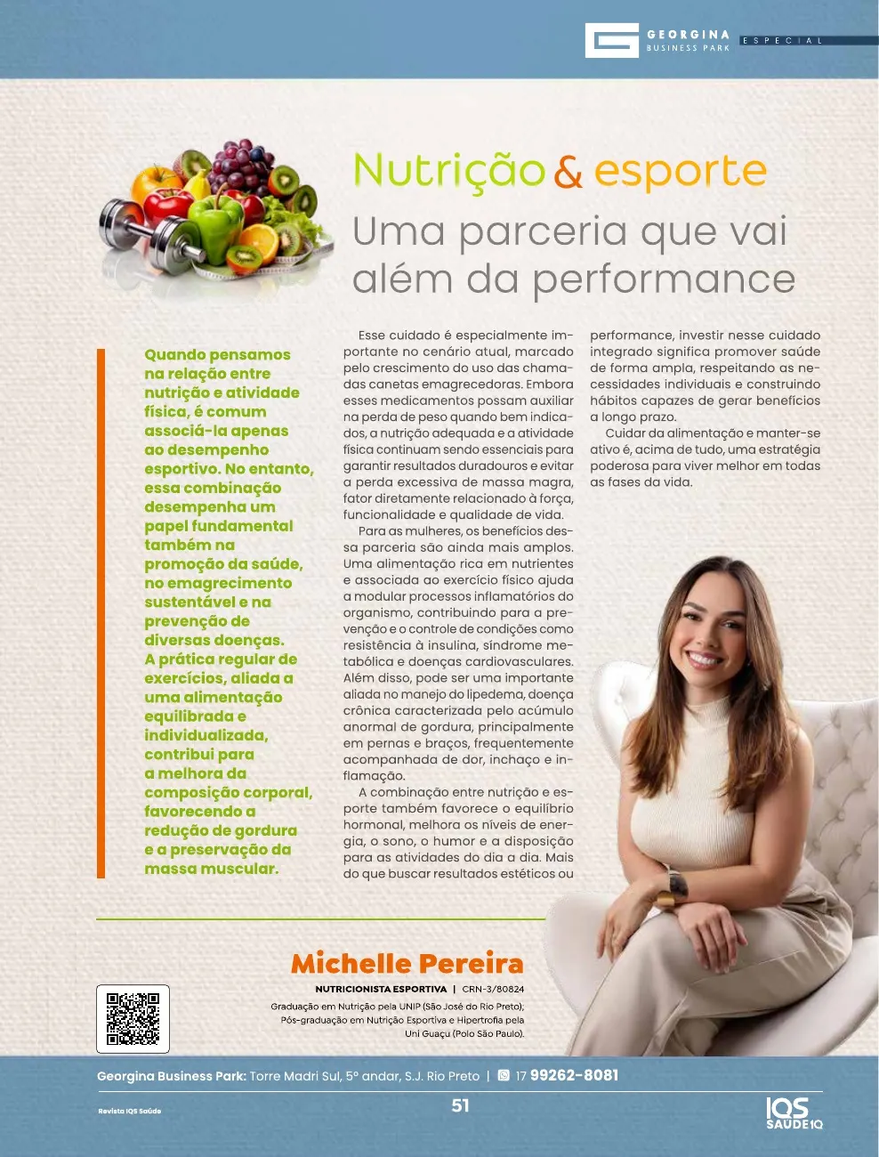 Revista IQS Saúde — Edição 36 — página 51
