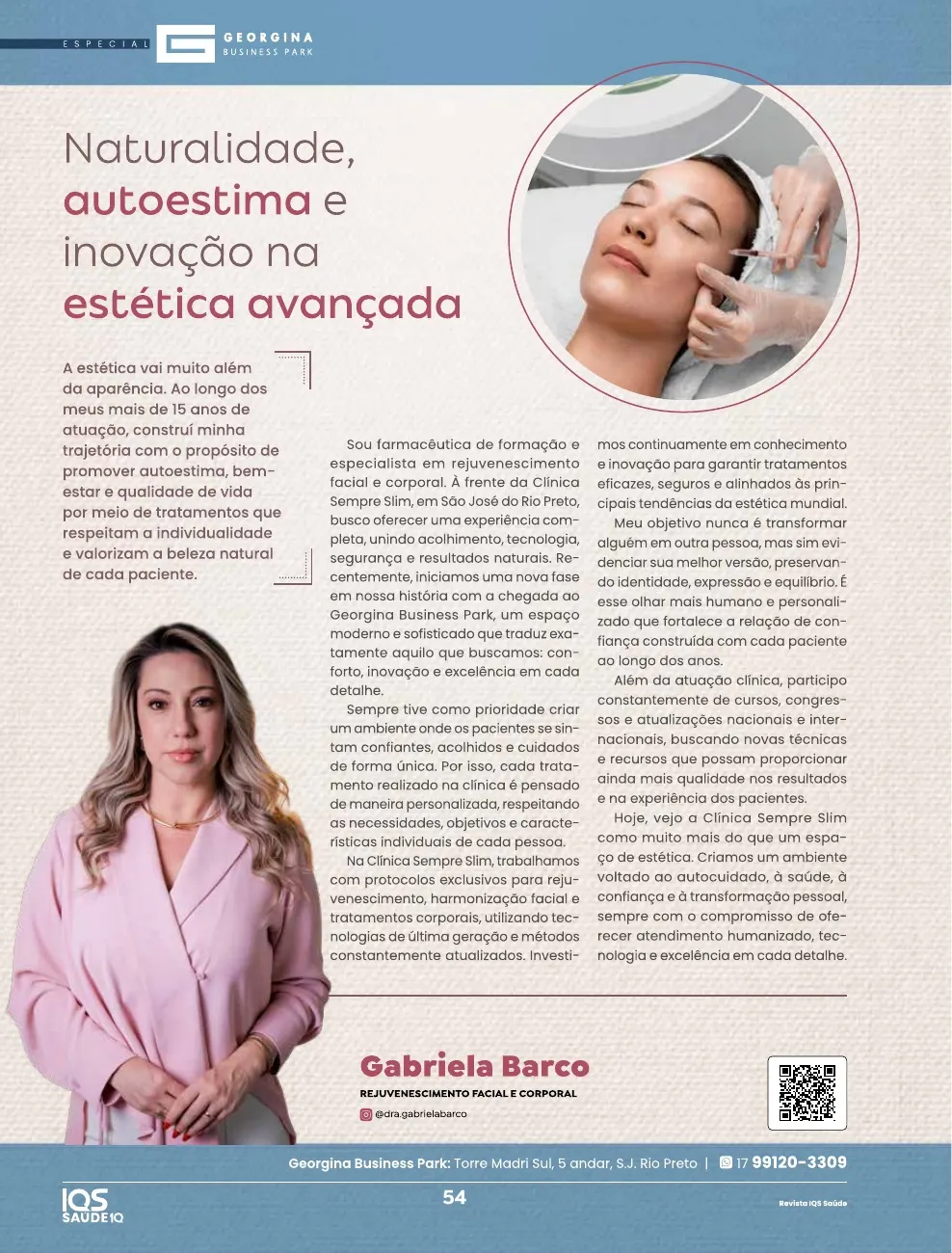 Revista IQS Saúde — Edição 36 — página 54