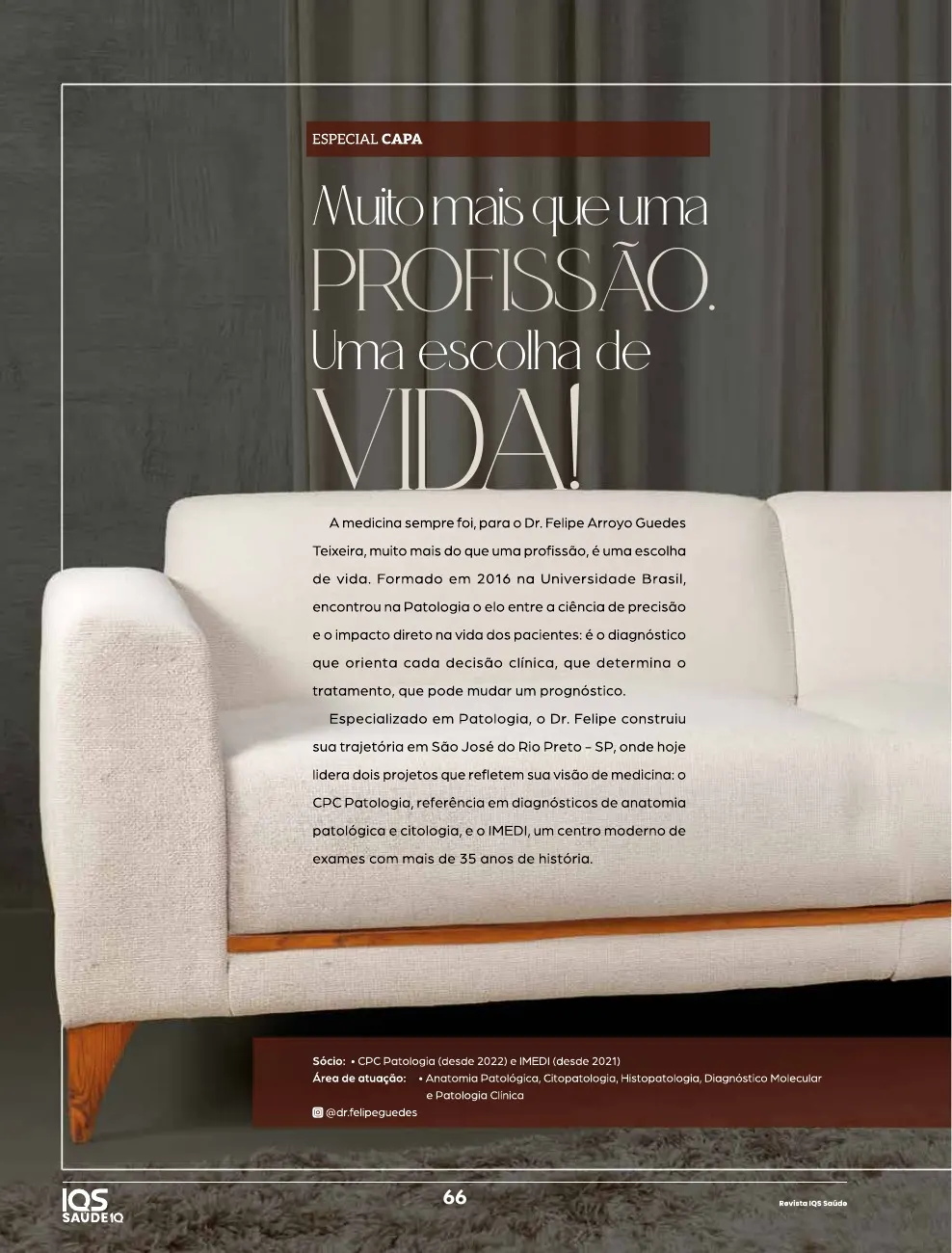 Revista IQS Saúde — Edição 36 — página 66