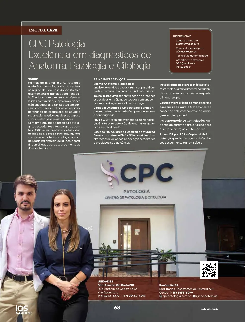 Revista IQS Saúde — Edição 36 — página 68