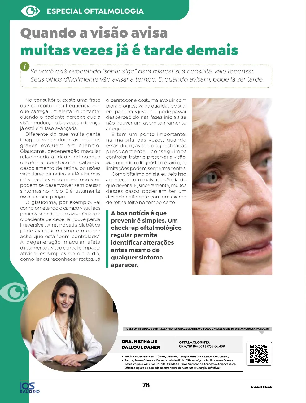 Revista IQS Saúde — Edição 36 — página 78