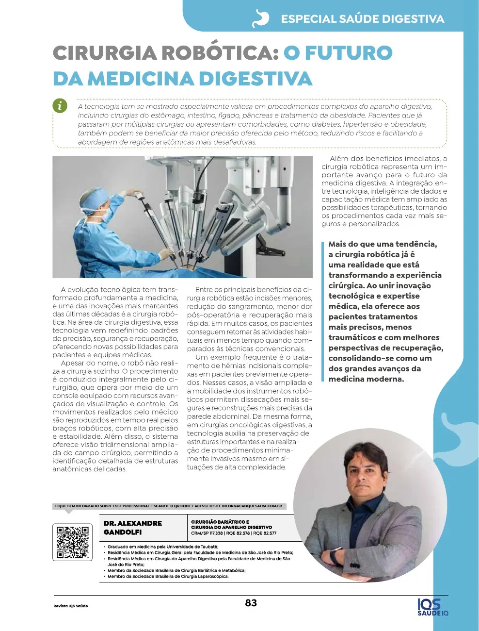 Revista IQS Saúde — Edição 36 — página 83