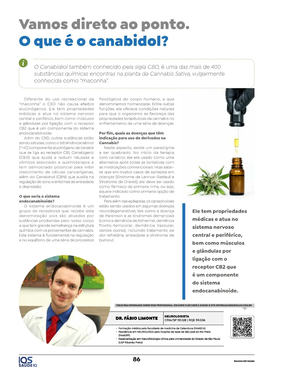 Revista IQS Saúde — Edição 36 — página 86